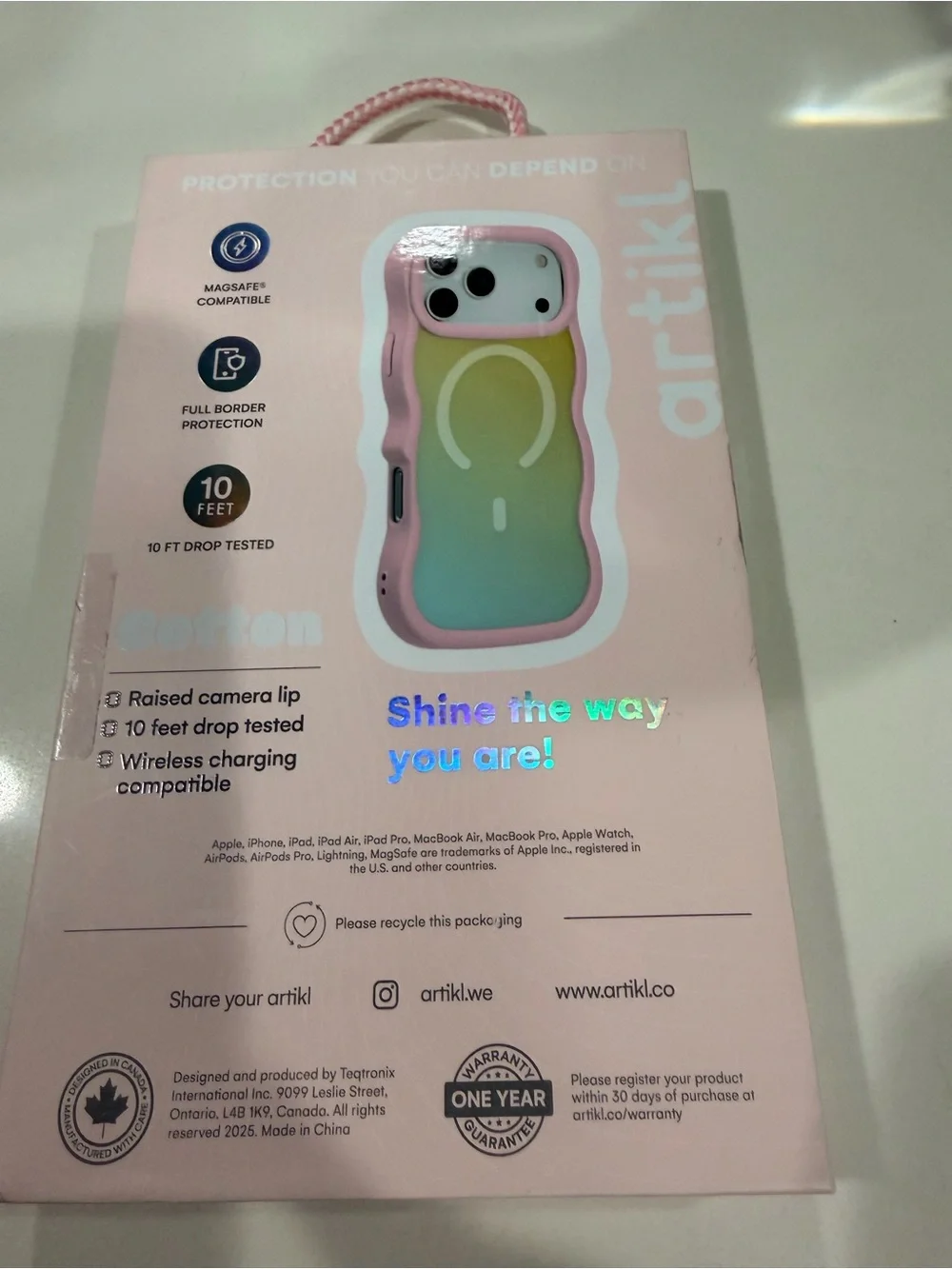 Cotton MagSafe Compatible Pink Phone Case for iPhone 17 Pro Max